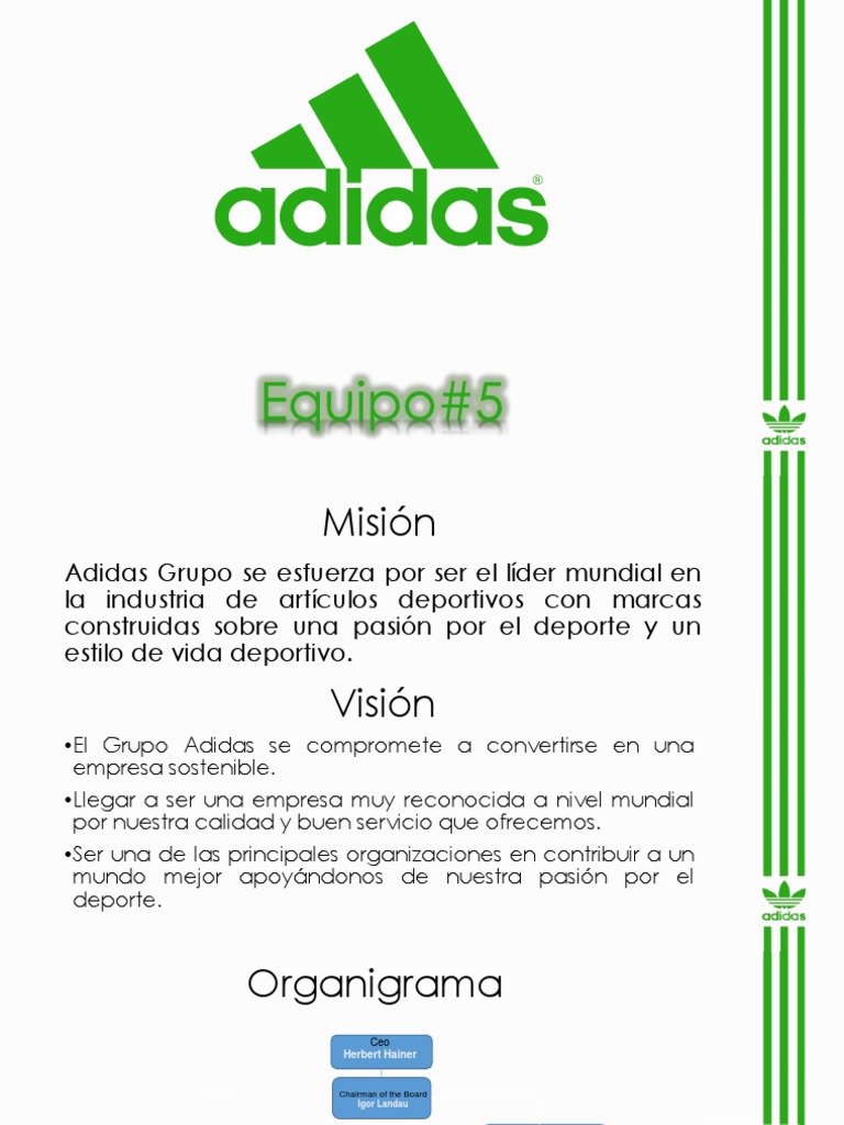 Organo pasillo Drama Adidas Exp | PDF | Adidas | Sustentabilidad