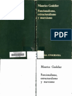 Godelier M 1976 Funcionalismo Estructuralismo y Marxismo Barcelona Cuadernos Anagrama PDF
