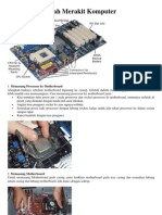 Langkah Merakit Komputer (CPU)