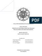 Proposal - PKMGT - Medical Record Central Database Sebagai Upaya Sinkronisasi Pelayanan Kesehatan Antar Rumah Sakit Di Indonesia