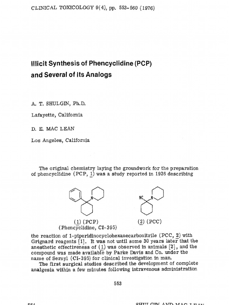 Various PCP Synthesis | PDF