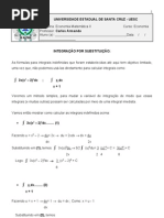 Integracao Por Substituicao -Uesc - 2013.2