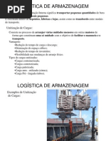 Slides de Equipamentos Utilizados No Transporte e Armazenagem