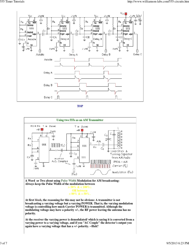 Timer Tutorials 555 | PDF | Computers | Technology & Engineering