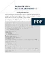 Backtrack 4 Beta The Perfect Hard Disk Install V2: Fdisk /Dev/Sda