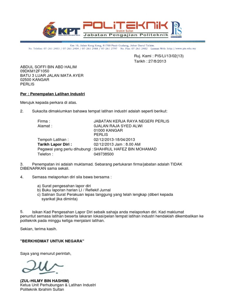 Surat Terima Pdf