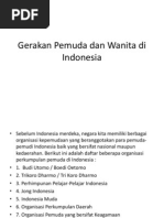 Gerakan Pemuda Dan Wanita Di Indonesia