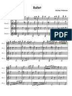 Praetorius-Ballet-guitar Quartet-Score