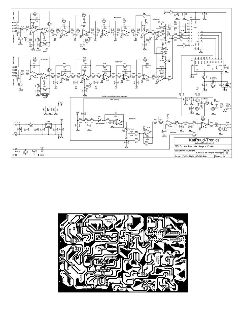 C64 Sample Coder Circuit Diagram | PDF | Computers | Technology ...