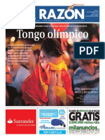 Portada de La Razón: Tongo Olímpico