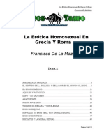 De La Maza, Francisco - La Erotica Homosexual en Grecia y Roma