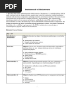 Fundamentals of Mechatronics Short Course