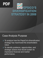 Pepsi_Co Diversification Strategy Case Analysis