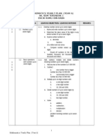 Mathematics Yearly Plan (Year 6