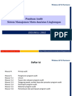 Materi Presentasi Audit Internal ISO19011:2002