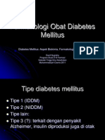 Farmakologi Obat Diabetes Mellitus