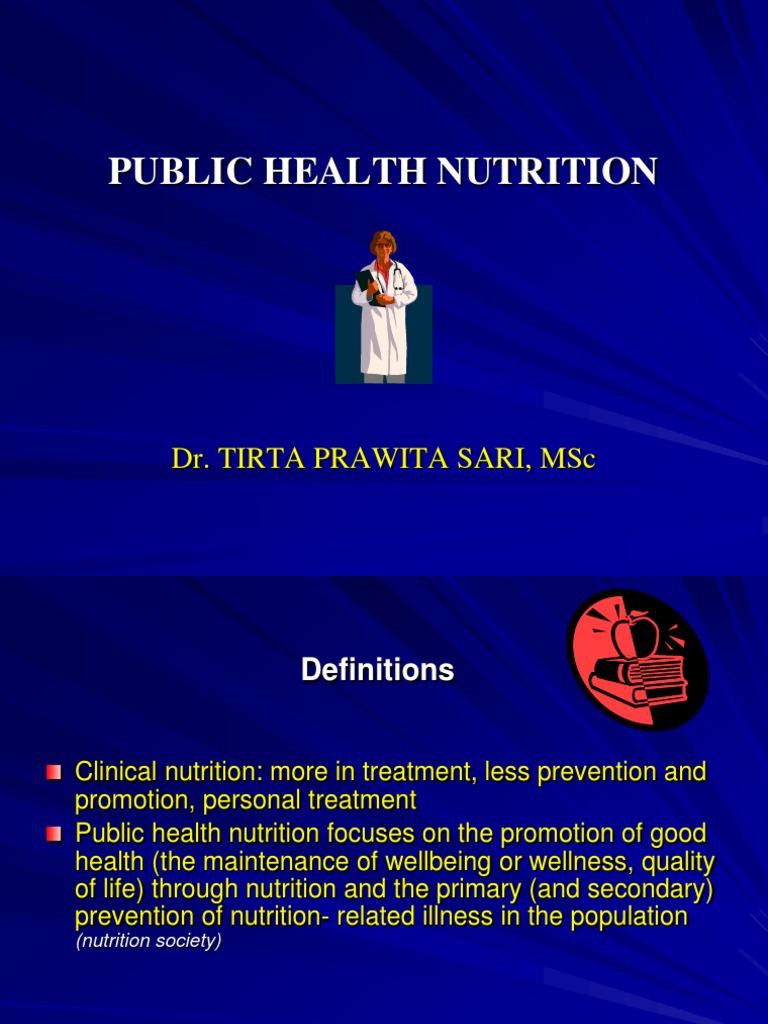 Public Health Nutrition 191106 | PDF | Malnutrition | Vitamin A