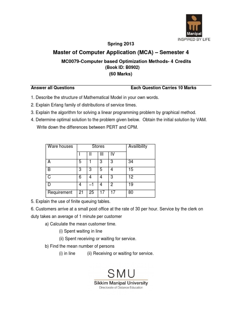 MC0079 Assignment Spring 2013 | PDF