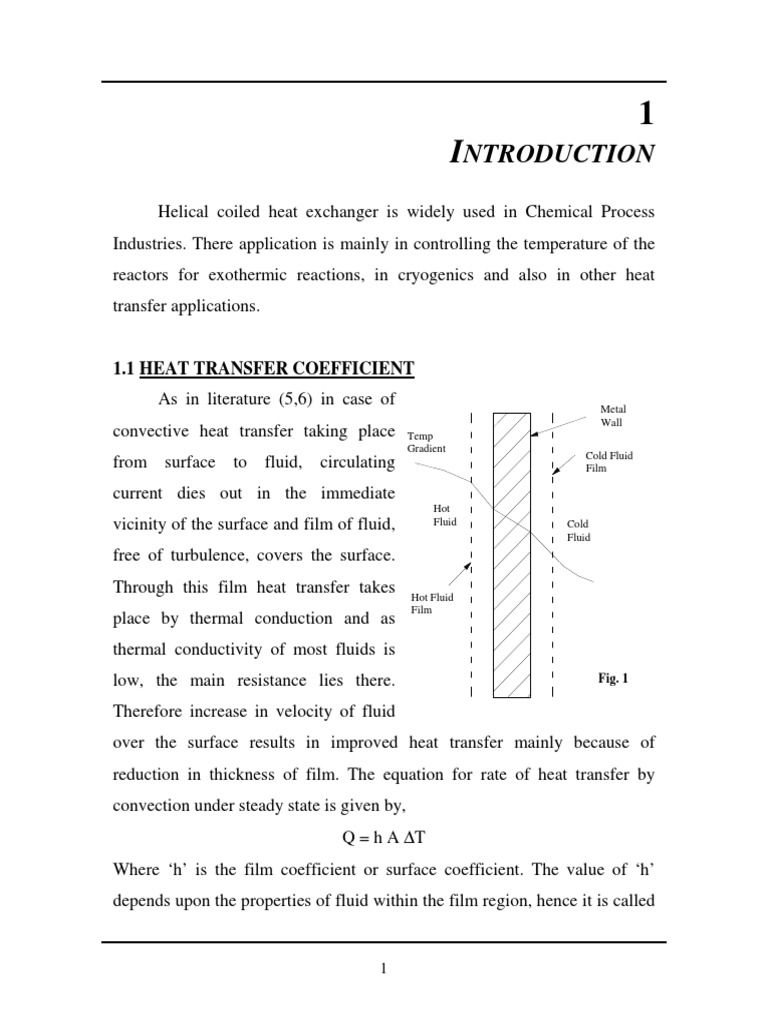 6753866-Project Helical Coil Heat Exchanger | PDF | Heat Transfer | Heat