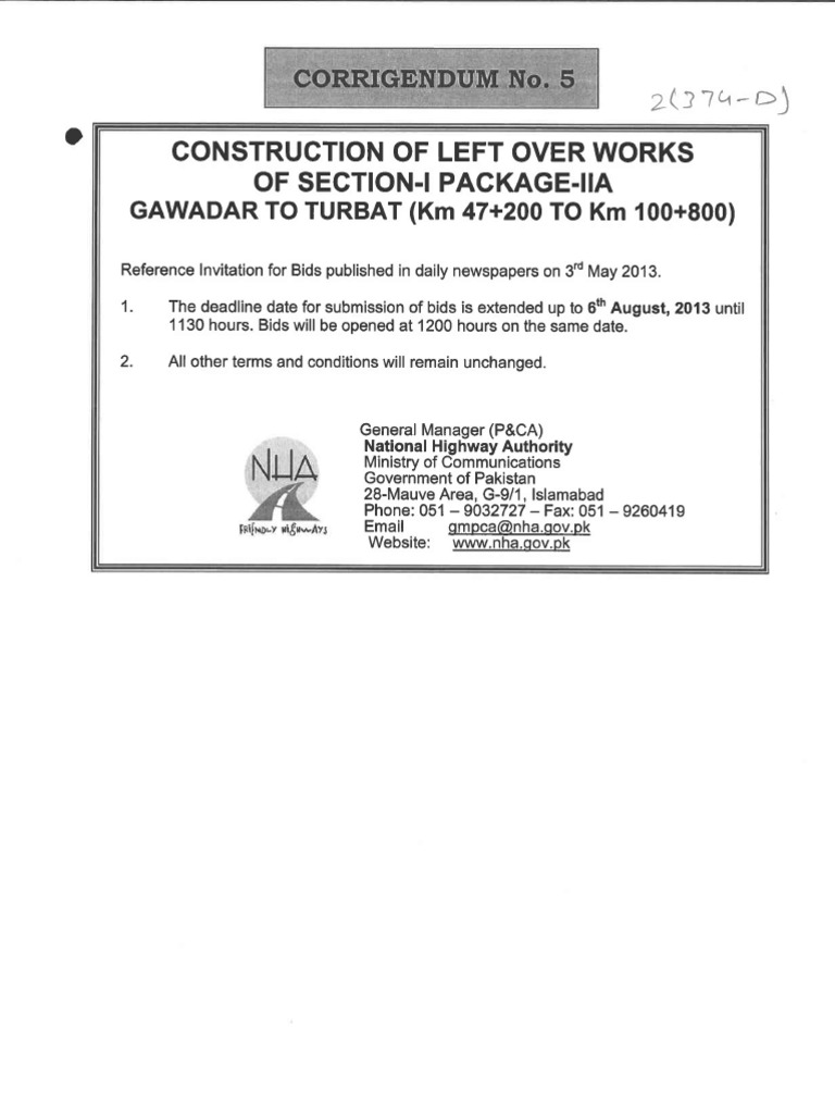 Corrigendum NHA | PDF