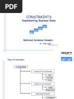 Constraints: Implementing Business Rules