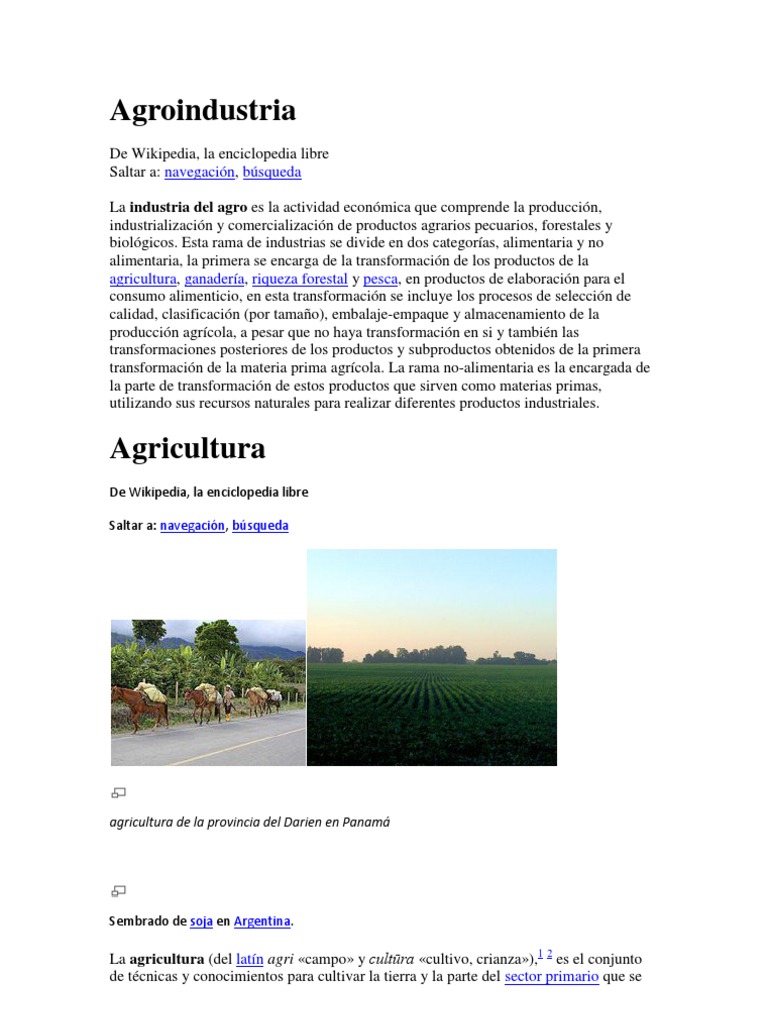 Agro Industria PDF Arado Agricultura imagen