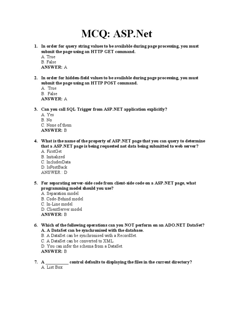 Mcq Pdf World Wide Web Inter Web
