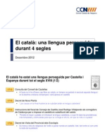 El català, una llengua perseguida durant 4 segles