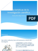 Características de la investigación científica