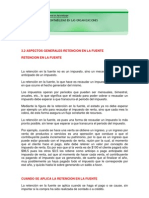 3.2 Aspectos Generales Retención en La Fuente