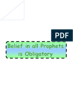 Prophethood Part 1-1 Belief in All Prophets is Obligatory