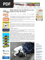 SiteBarra » Bebês gêmeos são encontrados em saco plástico em Rio das Pedras