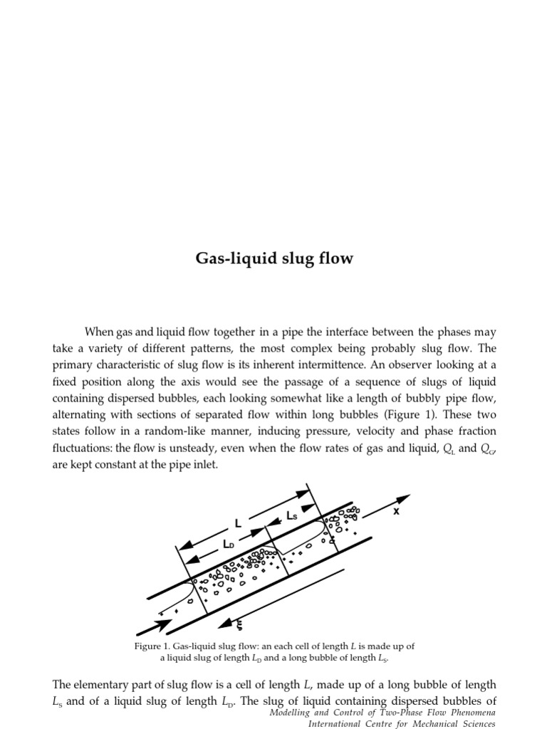 Slug Flow Fluid Dynamics Viscosity