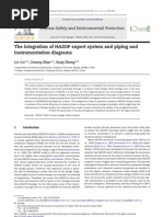 The Integration of HAZOP Expert System and Piping and