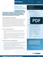 Websense Data Security Gateway Datasheet