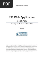 Download ISA Web Application Security by cazanova20 SN16651543 doc pdf