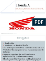 Honda A: Group-Karthik, Mohit, Ramya, Rishabh, Sharvani, Shouvik