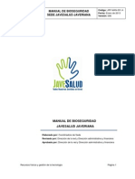 Manual de Bioseguridad Sede Javesalud Javeriana62