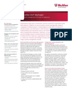 McAfee DLP Manager datasheet