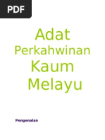 Adat Perkahwinan Kaum