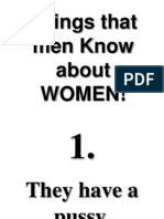 10 Things Men Know About Women