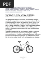Download the bike is back with a battery by Frank van der Hoeven SN16653008 doc pdf