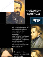 Ozanam: Testamento Espiritual