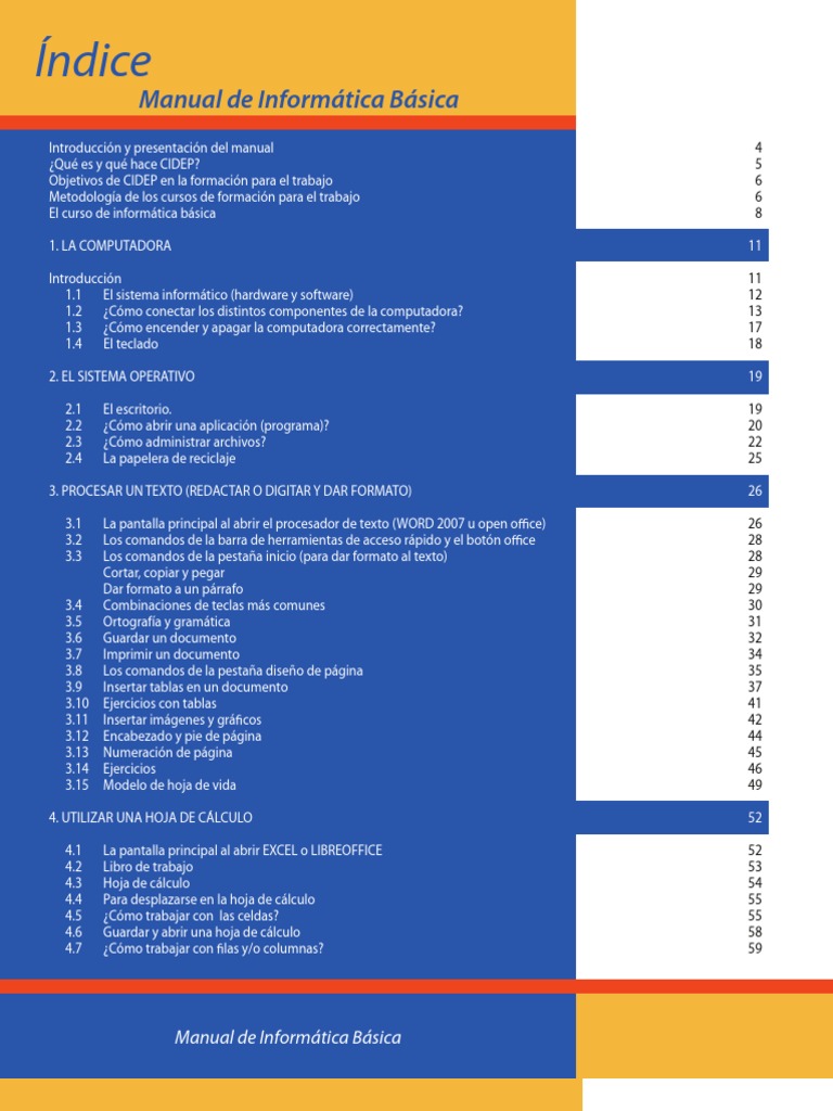 Manual de Informática Básica PDF | PDF | Archivo de computadora | Point ...