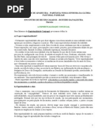 Carta para encontro de casais católico