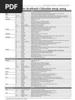 Academic Calendar - Fall 2013TAMU | PDF | Academic Term | Students