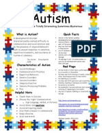 Autism Hand Out