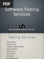 Software Testing Services: AB Innovative Software (P) LTD