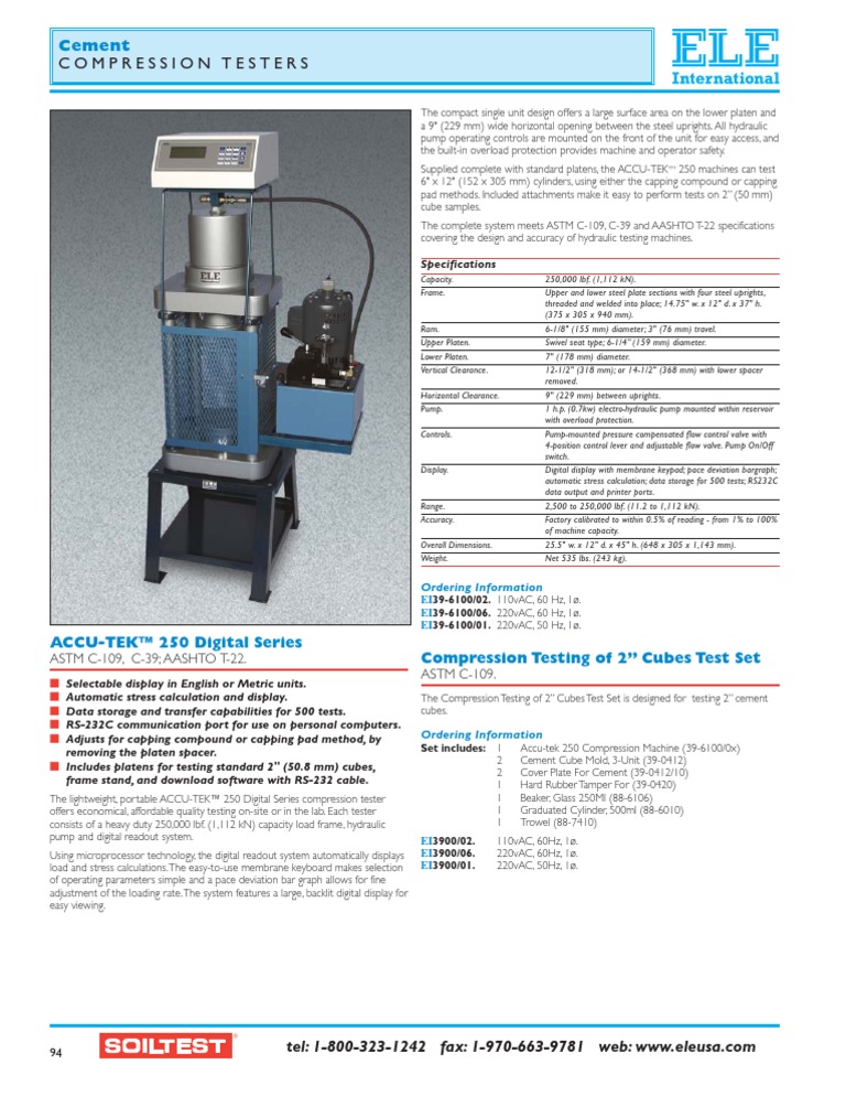 Compression Testers 94 | PDF