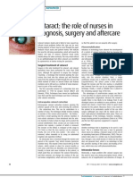 Cataract: The Role of Nurses in Diagnosis, Surgery and Aftercare